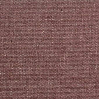 Woven fabric sample, reddish-brown linen blend, textured grid pattern with dark flecks; ditre italia “Manhattan 021” collection.