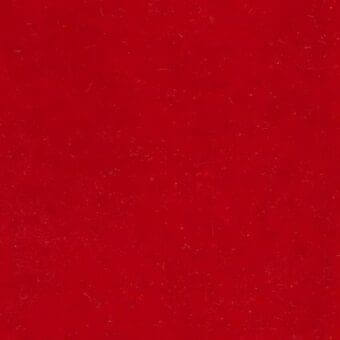Red fabric swatch with dark speckles, matte finish, woven texture, and printed label reading "ditre italia > fabric (m) > maya > maya 000."