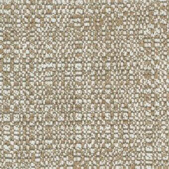 Beige and off-white textured fabric sample with irregular weave, displaying horizontal and vertical yarns; label reads “ditre italia pablo 50”.