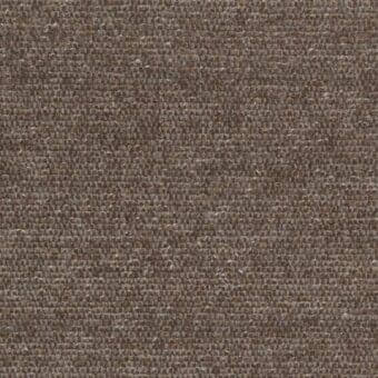 Ditre Italia fabric sample, brown heathered weave, dense texture with flecks; Pechino 338 collection, matte finish, uniform pattern.