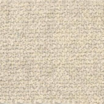 Off-white nubby fabric texture, Ditre Italia Potter 510, dense looped pile with uniform surface and subtle three-dimensional effect.