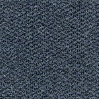 Blue-gray boucle fabric texture sample with a nubby, looped knit and matte finish; label reads “ditre italia > potter 522”.