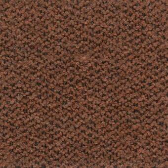 Ditre Italia fabric sample, reddish-brown, granular texture; fibrous, consistent surface with subtle tonal variations, Potter 530 designation.