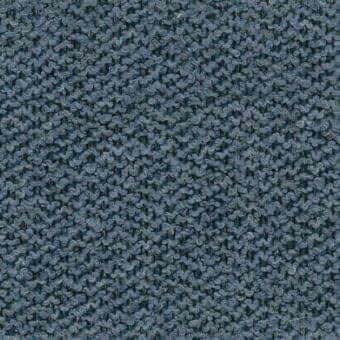 Woven fabric texture in blue-gray, exhibiting a nubby looped surface with subtle heathered tonal variations and a tight, durable knit.