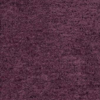 Plush looped pile fabric, deep plum color, dense texture from Ditre Italia's "fabric (u)" collection, showcasing subtle pile height variations.