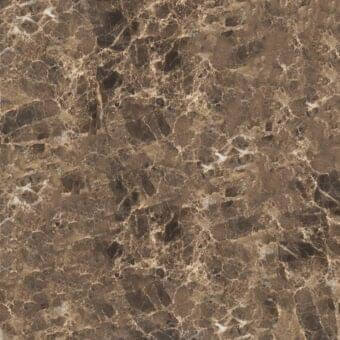 Dark emperador marble texture, ditre italia “ma01”, displays warm brown with cream, beige, and gray veining in a polished, organic pattern.