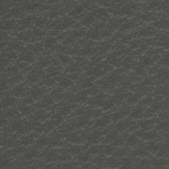 Dark gray Luxor leather sample, Lisbon 218 by Ditre Italia, displays a dense, crinkled texture with irregular folds and a matte finish.