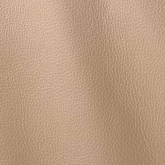 Light beige leather texture with a fine, consistent grain and subtle sheen, displaying a smooth, uniform surface ideal for upholstery.