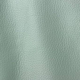 Ditre Italia Polar 264 leather texture, pale green, granular grain with matte finish and subtle tonal variations for upholstery.