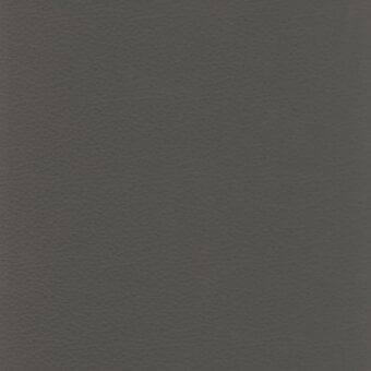 Dark gray leather texture sample with a matte, pebbled grain; soft, pliable surface shows tonal variations, from Ditre Italia’s Sidney collection.
