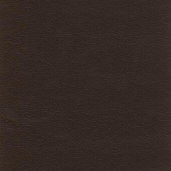 Dark brown leather texture with a pebbled grain, matte finish, and tonal variations; Ditre Italia Sidney 696 sample displayed.