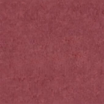 Blush fabric swatch with a dense, granular texture; muted dusty rose color, matte finish, consistent tone, studio presentation with brand text.