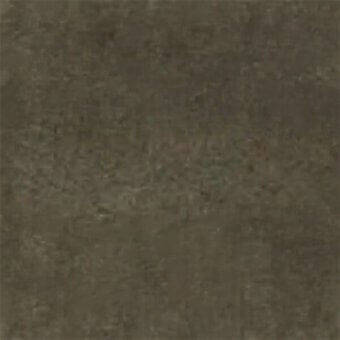 Textured fabric sample in brownish-gray with granular, mottled surface and matte finish; label reads “egoitaliano > fabric (b) > blush > 801.”