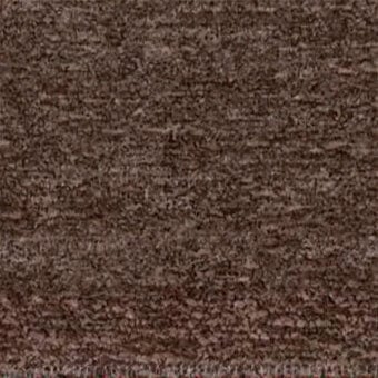 Brown shag fabric texture sample with dense, short pile and subtle tonal variations, labeled “egoitaliano > fabric (b) > dalia”.