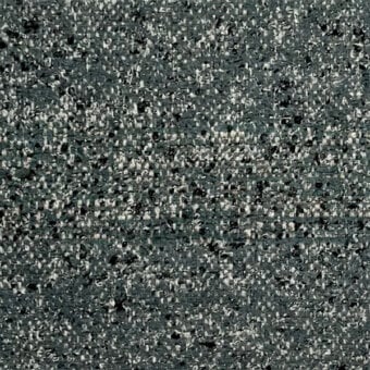 Dark gray woven fabric texture with speckled pattern, dense nubby weave, subtle sheen, suitable for upholstery applications.