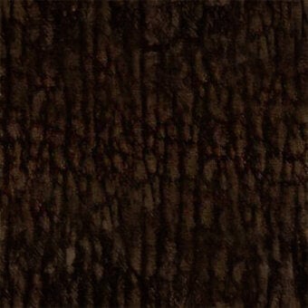 Egoitaliano fabric sample, brown snake texture, dense vertical fiber pattern with subtle tonal variations and rough, layered construction.
