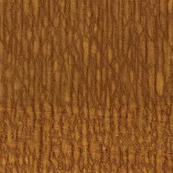 Brown snake-patterned fabric texture with vertical grain, raised ridges, and recessed channels; woven textile with tonal variations.
