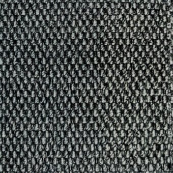 Dark gray egoitaliano fabric texture with a dense, nubby weave and matte finish, displaying a slightly mottled, three-dimensional surface.