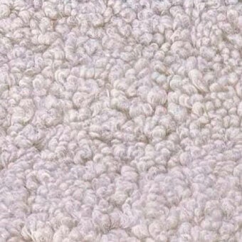 Pale lavender looped pile fabric texture with dense, rounded loops and subtle gray-lilac tonal variations, uniform structure.