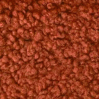 Terracotta looped pile fabric texture by egoitaliano, displaying a dense, fuzzy surface with varied loop heights and an organic feel.