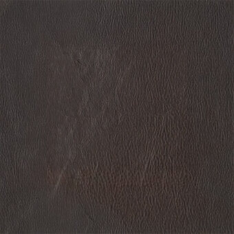 Dark brown leather texture with vertical grain, matte finish, and furrowed surface; egoitaliano bacio 3511 sample detail.