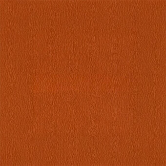 Orange leather texture with vertical grain, matte finish, consistent composition, resembling burnt sienna, durable tactile surface.