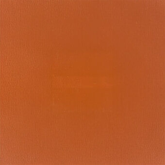 Orange textured leather material with granular surface and matte finish, displaying natural grain and consistent saturated color throughout.