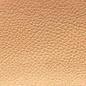 Tanned leather texture with irregular wrinkles, a matte finish, and neutral beige tones; label reads "egoitaliano > leather (c) > nibe > 4454".