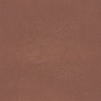 Brown leather texture sample, egoitaliano nuvole 5060, shows a consistent pebbled grain and matte finish with natural tonal variations.