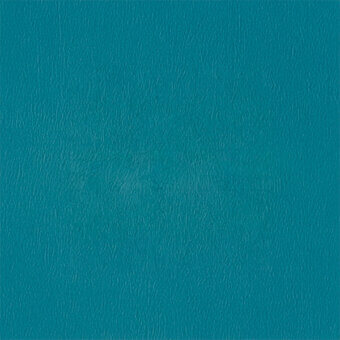 Teal leather texture with irregular grain, matte finish; egoitaliano nuvole 5077 material sample, saturated turquoise tone, subtle mottled pattern.