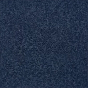 Blue leather texture sample with a fine, dense grain and matte finish, identified as egoitaliano soft natural 8570 leather.