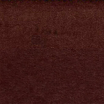 Microfibra fabric sample, reddish-brown, dense irregular weave with a matte finish and subtly mottled texture, identified as Dubai 3920.