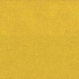 Mustard yellow microfiber fabric swatch with a matte, granular texture; features “egoitaliano > microfibra > dubai > 3965” text.