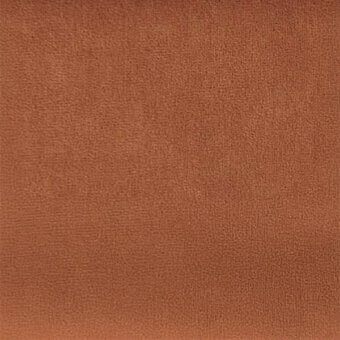 Terracotta microfibra fabric texture with a dense, woven pattern and matte finish; subtle tonal variations and consistent weave visible.