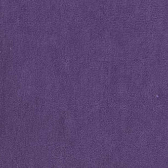 Microfibra fabric texture in deep purple, displaying a dense, granular weave with a subtle pile and a white label reading “egoitaliano > microfibra.”