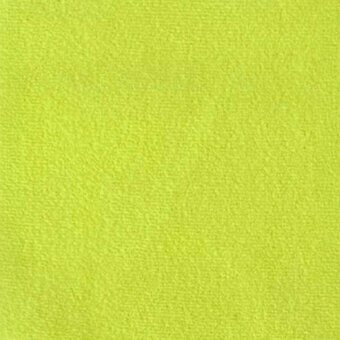 Yellow microfibra fabric texture with granular surface, displaying “egoitaliano > microfibra > gb 3007 > 584” text, even weave.