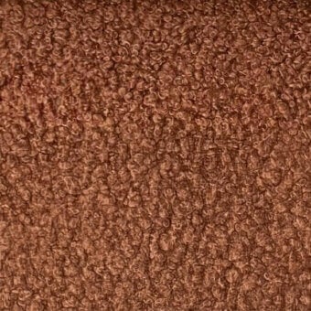 Microfiber fabric texture in warm brown, featuring dense spiraled loops and a matte finish, branded “egoitaliano naixe 28”.
