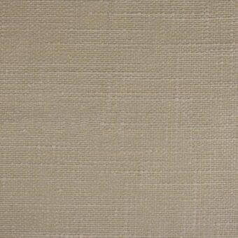 Beige woven fabric texture, linear structure with dense fibers, matte finish, uniform weave, part of the Garda collection.