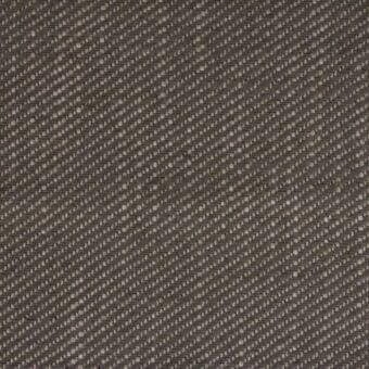Diagonal weave fabric sample in muted brown and beige tones, displaying a tight textile pattern with subtle tonal variation and refined texture.