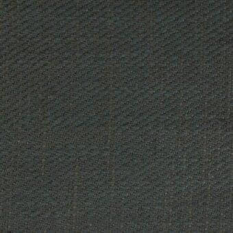 Dark teal twill fabric with a dense, matte texture and subtle brown undertones; diagonal weave pattern visible, labeled “pisa 303”.