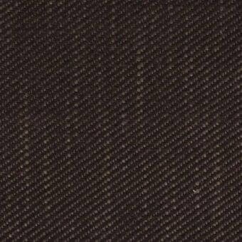 Dark brown herringbone fabric texture with a tight, diagonal rib weave and matte finish, displaying subtle tonal variations throughout the material.
