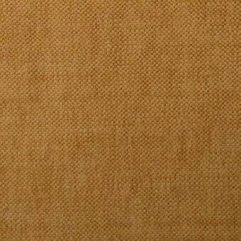 Woven fabric sample, warm golden-brown tone, dense square grid texture, matte finish, neutral background, showcasing material color and weave.