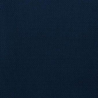 Navy blue fabric texture with a dense, repeating dot pattern and woven construction, displaying a consistent, saturated color tone.