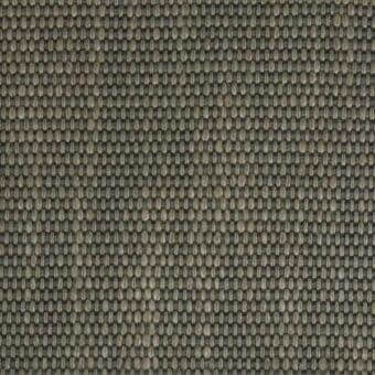 Olive green woven fabric sample with gray and beige threads, dense grid texture, matte finish, labeled “erba verona 090”.