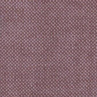 Basketweave fabric, dusty rose and terracotta tones, repeating square nodes create a textured, dimensional textile surface.