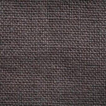 Stone washed linen fabric texture, dark gray, dense irregular weave with subtle heathered tonal variations, sample 007 from erba collection.