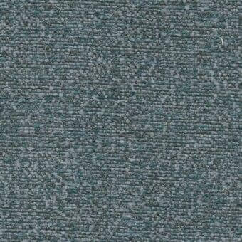 Woven fabric sample in basilico green with heathered gray and gray-blue threads, displaying a subtle horizontal rib and matte texture.
