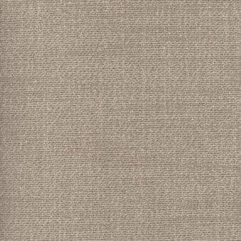 Woven fabric sample, warm gray taupe, dense grid pattern with matte finish; label reads “erba fabrics fabric (3) torno col.”
