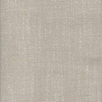 Woven fabric texture in muted warm gray and beige tones, displaying a dense, regular weave with subtle silver flecks and a matte finish.