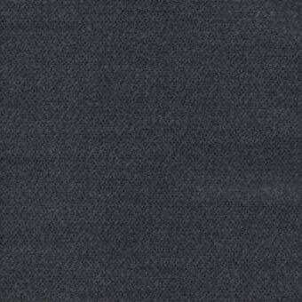 Dark gray woven fabric texture with a granular surface, exhibiting a consistent muted tone and matte finish suitable for upholstery.